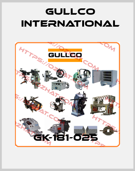GK-181-025  Gullco International
