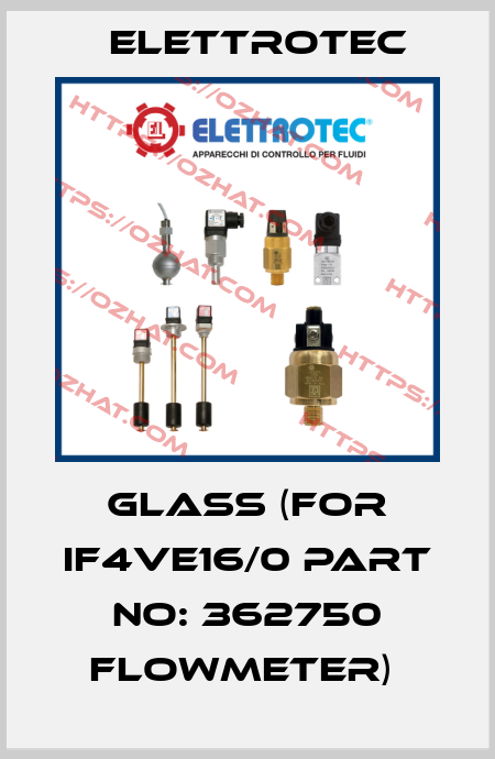 GLASS (FOR IF4VE16/0 PART NO: 362750 FLOWMETER)  Elettrotec