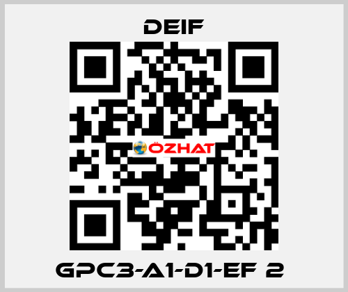 GPC3-A1-D1-EF 2  Deif