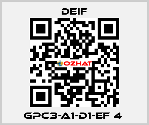 GPC3-A1-D1-EF 4  Deif