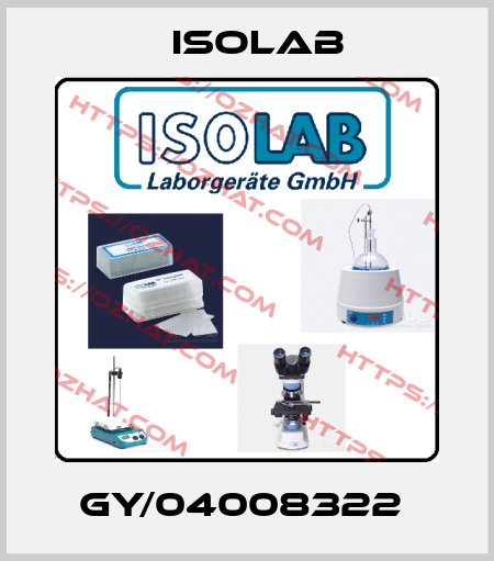 GY/04008322  Isolab
