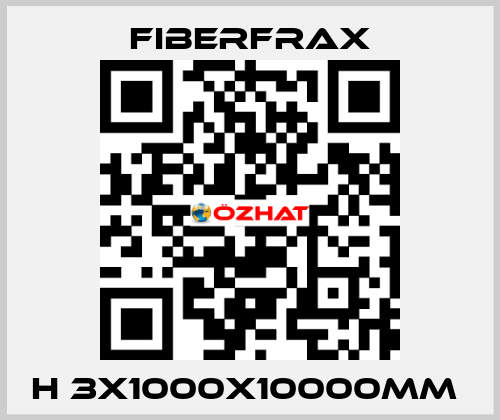 H 3X1000X10000MM  Fiberfrax