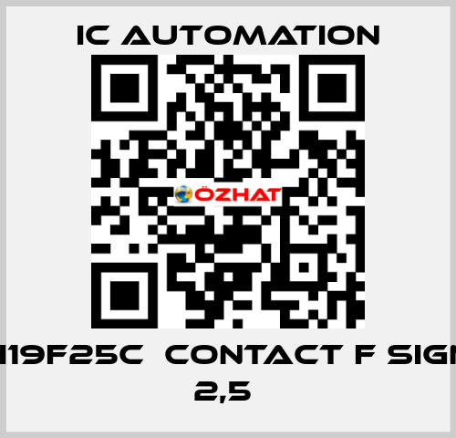H19F25C  Contact F sign 2,5  ic automation