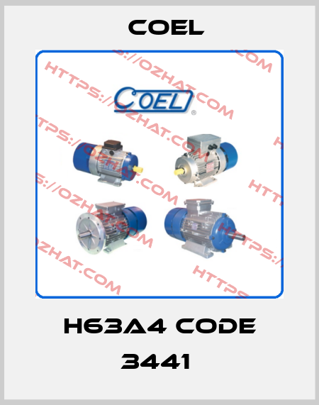 H63A4 CODE 3441  Coel