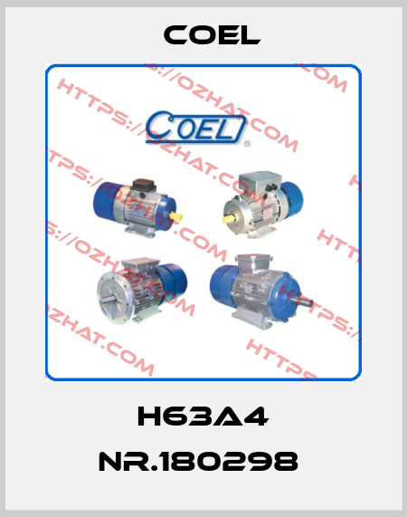 H63A4 NR.180298  Coel