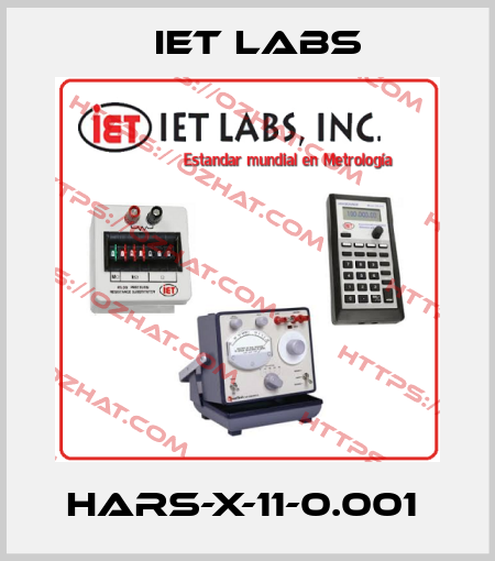 HARS-X-11-0.001  IET Labs