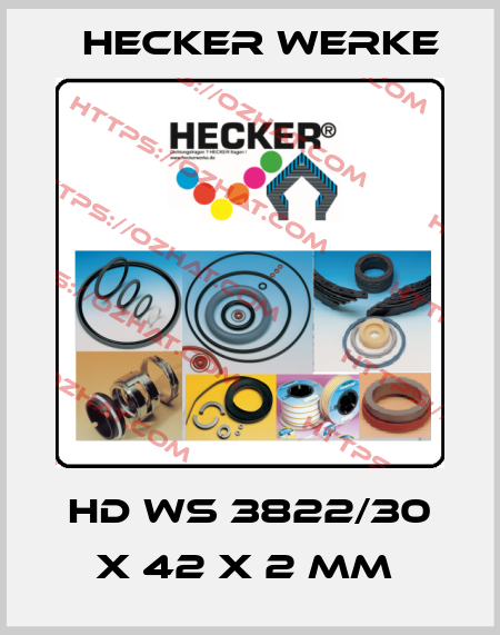 HD WS 3822/30 X 42 X 2 MM  Hecker Werke