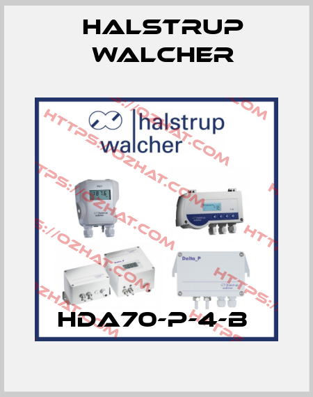HDA70-P-4-B  Halstrup Walcher