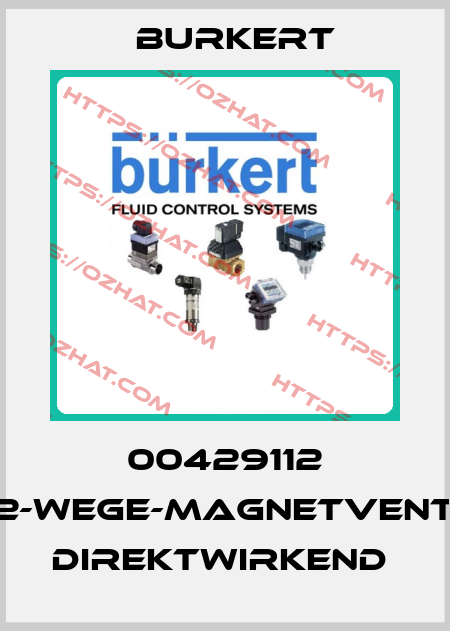 00429112 3/2-WEGE-MAGNETVENTIL, DIREKTWIRKEND  Burkert