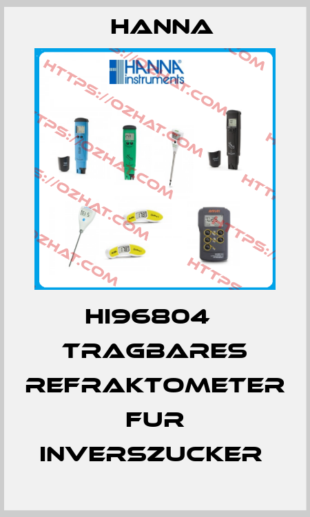 HI96804   TRAGBARES REFRAKTOMETER FUR INVERSZUCKER  Hanna