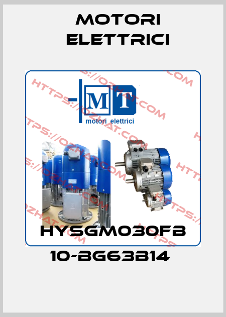 HYSGM030FB 10-BG63B14  Motori Elettrici