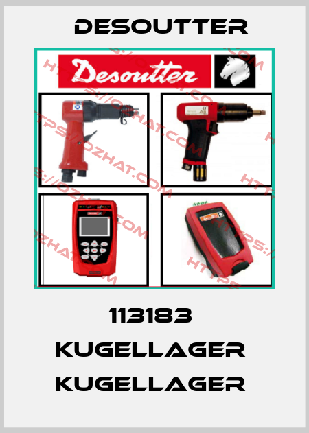 113183  KUGELLAGER  KUGELLAGER  Desoutter