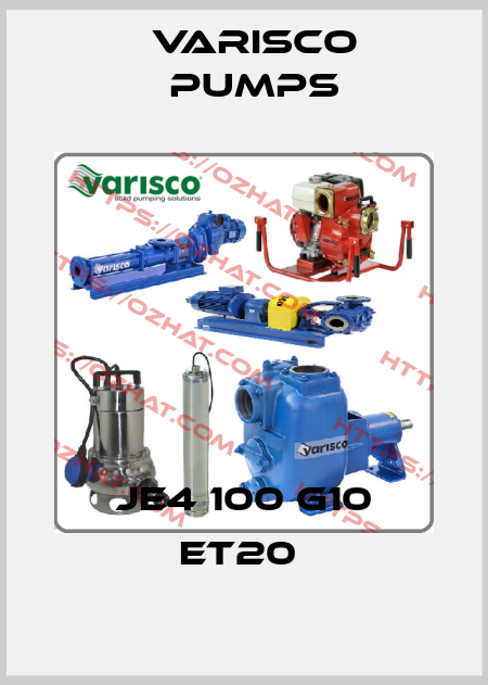 JE4 100 G10 ET20  Varisco pumps