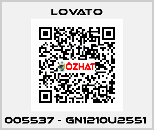 005537 - GN1210U2551  Lovato