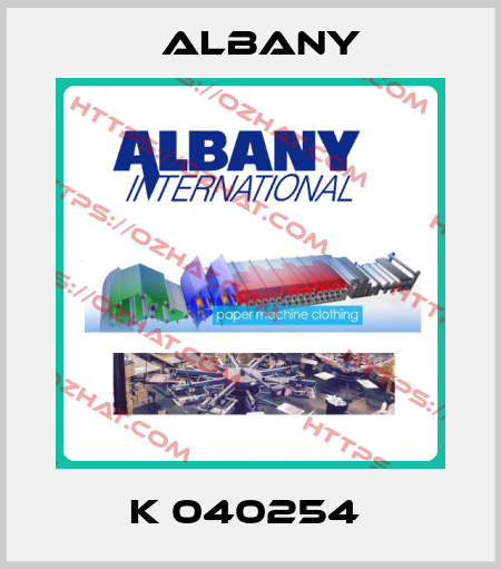 K 040254  Albany