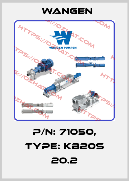 P/N: 71050, Type: KB20S 20.2 Wangen