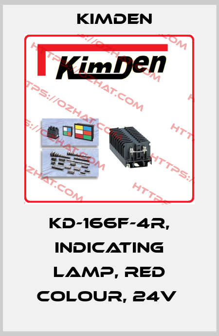KD-166F-4R, INDICATING LAMP, RED COLOUR, 24V  Kimden