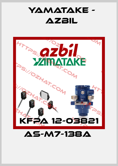 KFPA 12-03821 AS-M7-138A  Yamatake - Azbil
