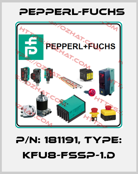 p/n: 181191, Type: KFU8-FSSP-1.D Pepperl-Fuchs