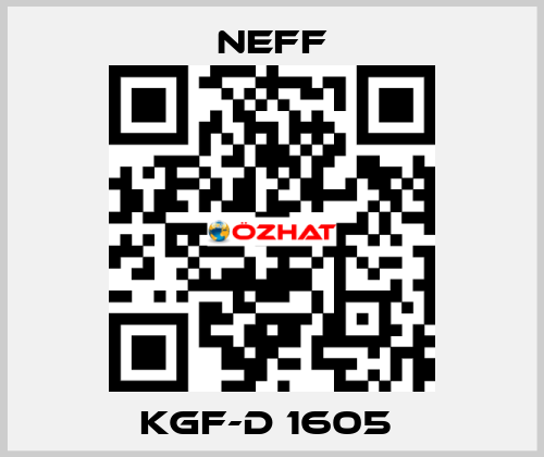 KGF-D 1605  Neff