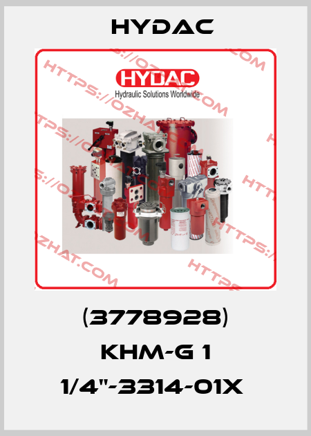 (3778928) KHM-G 1 1/4"-3314-01X  Hydac