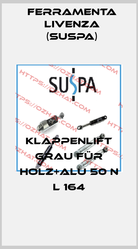 Klappenlift grau für Holz+Alu 50 N L 164 Ferramenta Livenza (Suspa)