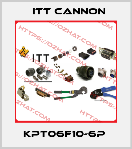 KPT06F10-6P  Itt Cannon