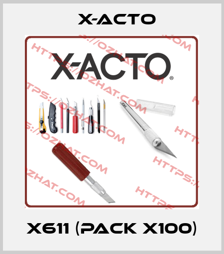 X611 (pack x100) X-acto