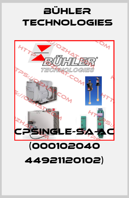 CPsingle-SA-AC (000102040 44921120102) Bühler Technologies