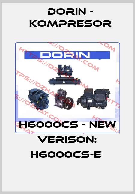 H6000CS - new verison: H6000CS-E  Dorin - kompresor