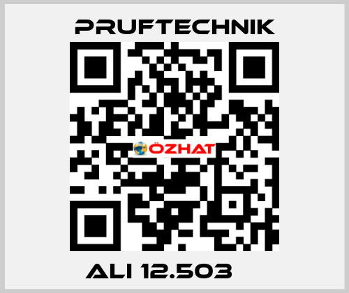  ALI 12.503     Pruftechnik