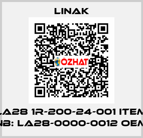 LA28 1R-200-24-001 item nb: LA28-0000-0012 OEM Linak