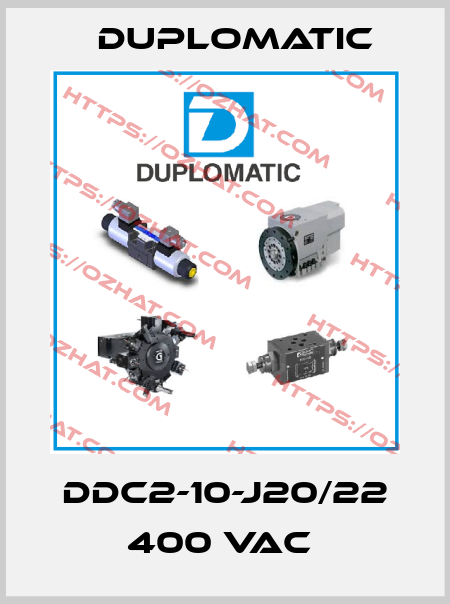 DDC2-10-j20/22 400 VAC  Duplomatic