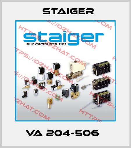 VA 204-506   Staiger