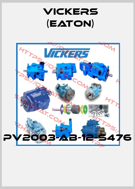 PV2003-AB-12-S476  Vickers (Eaton)