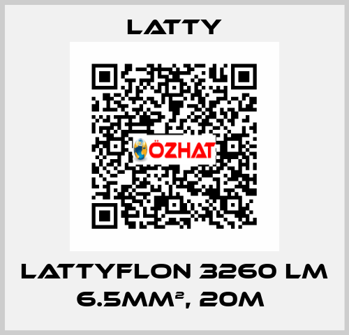 LATTYFLON 3260 LM 6.5MM², 20M  Latty