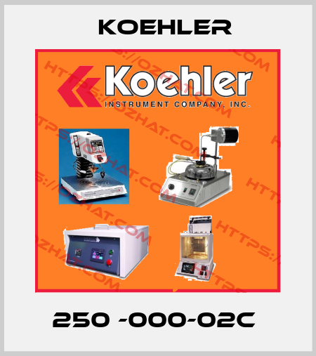  250 -000-02C  Koehler