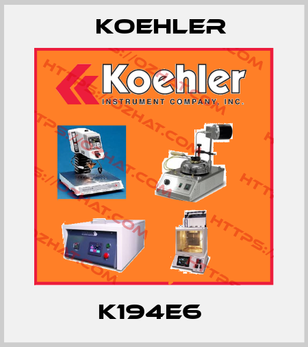 K194E6  Koehler