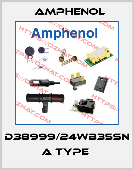 D38999/24WB35SN A type  Amphenol