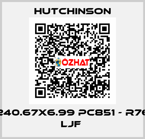 240.67X6.99 PC851 - R76 LJF  Hutchinson