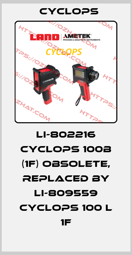LI-802216 CYCLOPS 100B (1F) OBSOLETE, replaced by LI-809559 Cyclops 100 L 1F  Cyclops