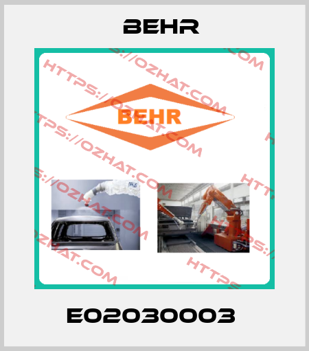 E02030003  Behr