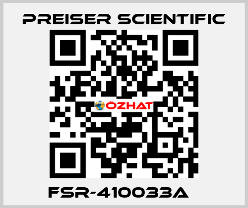 FSR-410033A   Preiser Scientific