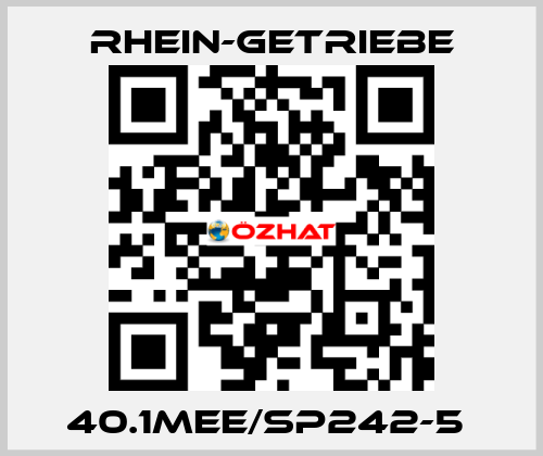 40.1MEE/SP242-5  Rhein-Getriebe