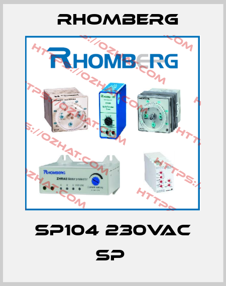 SP104 230VAC SP  Rhomberg