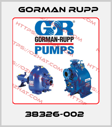 38326-002  Gorman Rupp