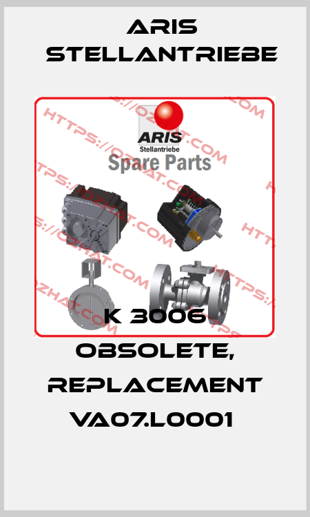 K 3006 obsolete, replacement VA07.L0001  ARIS Stellantriebe