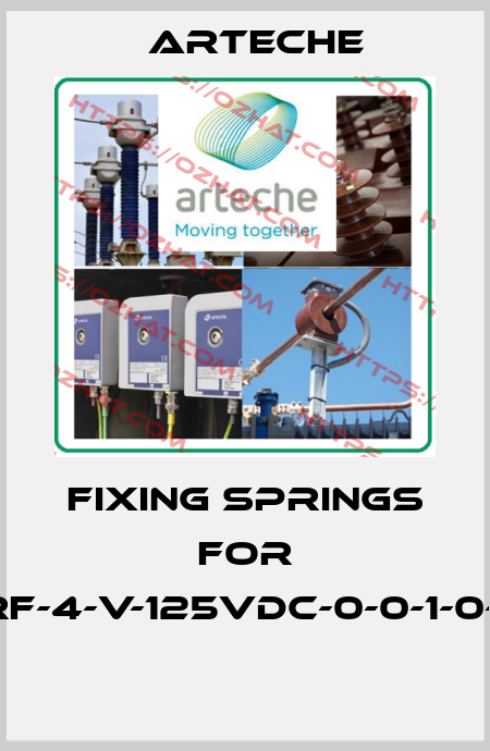 Fixing springs for RF-4-V-125VDC-0-0-1-0-1  Arteche