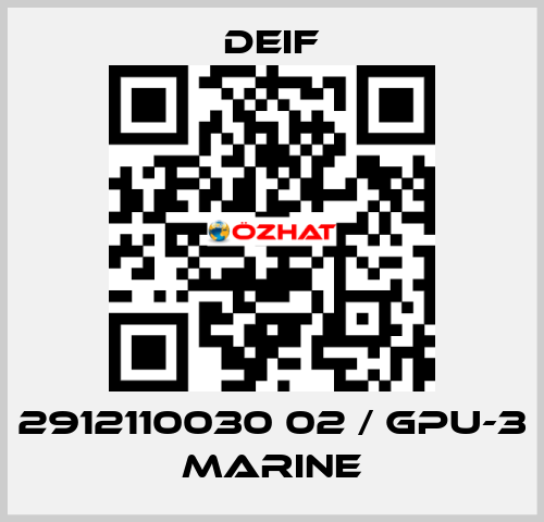 2912110030 02 / GPU-3 Marine Deif