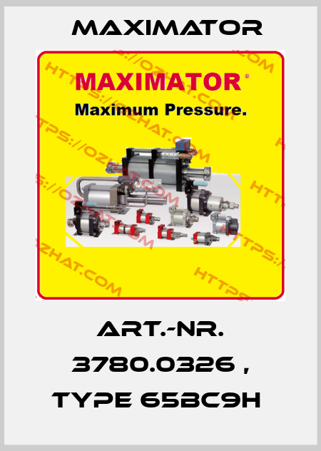 Art.-Nr. 3780.0326 , type 65BC9H  Maximator